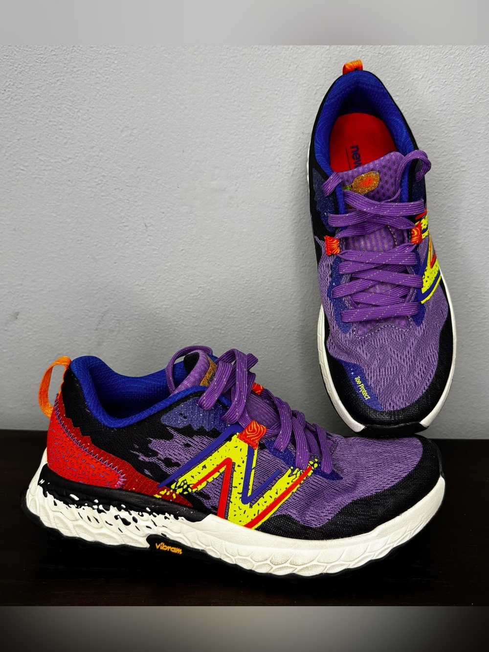 New Balance Fresh Foam X Hierro v7 Mystic Purple Lemonade Trail Shoes Women's 9